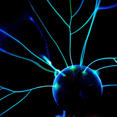 A central orb with illuminated pathways leading out