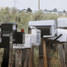 photo of letterboxes in a row