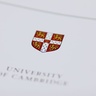 University shield on the front cover of a publication