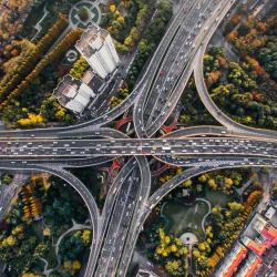 A highway intersection