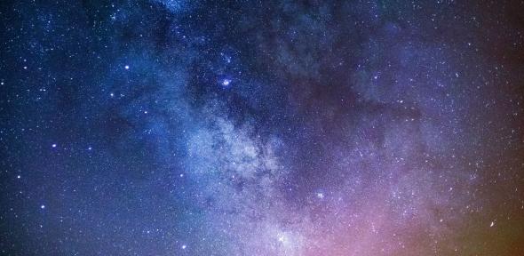 Stars across the night sky